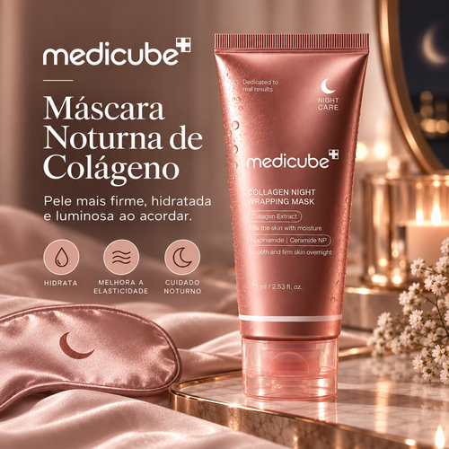 Máscara Noturna de Colágeno Medicube – Firmeza e Hidratação