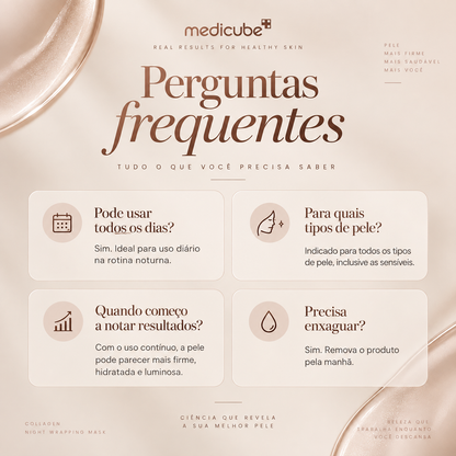 Máscara Noturna de Colágeno Medicube – Firmeza e Hidratação